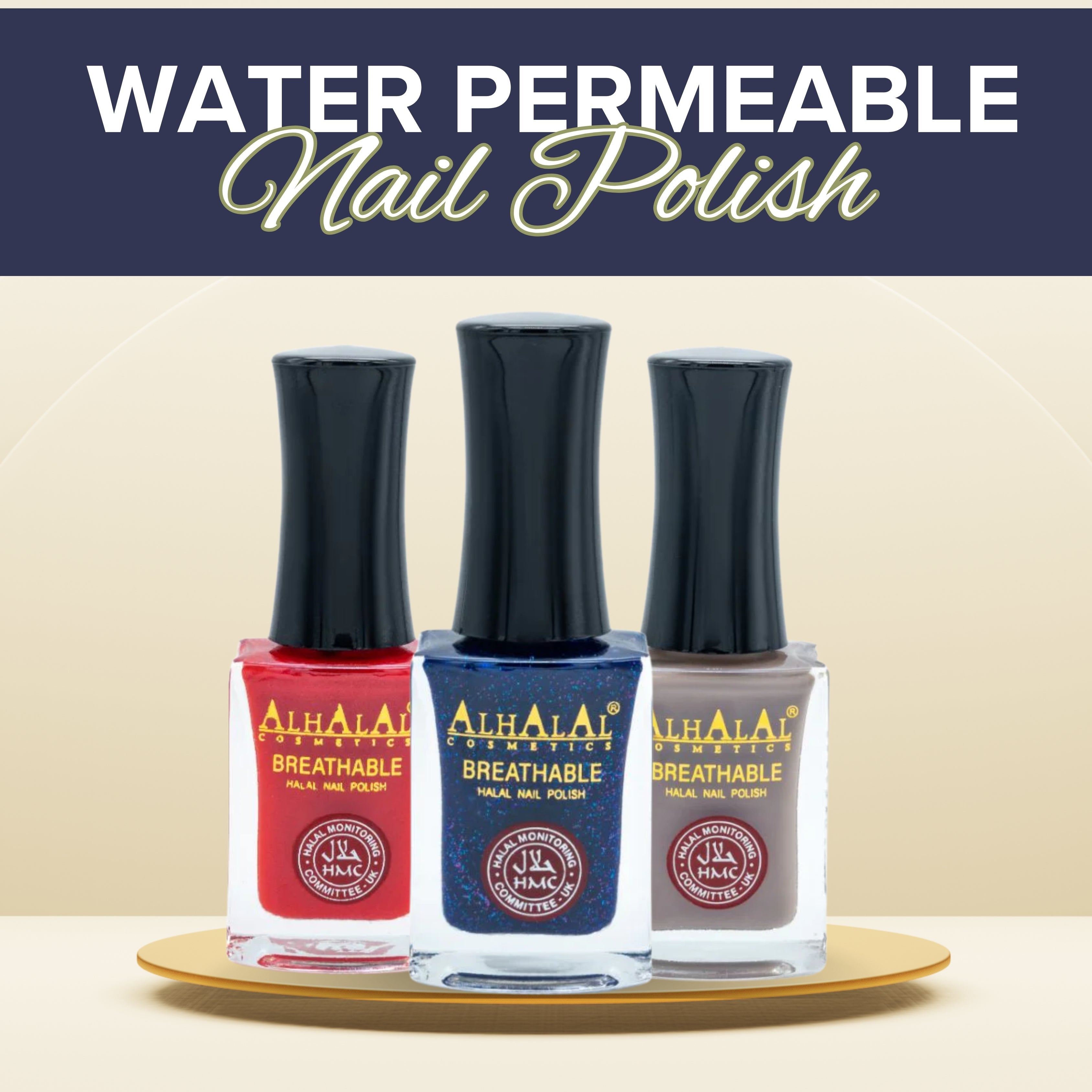 WATER PERMEABLE NAIL POLISH