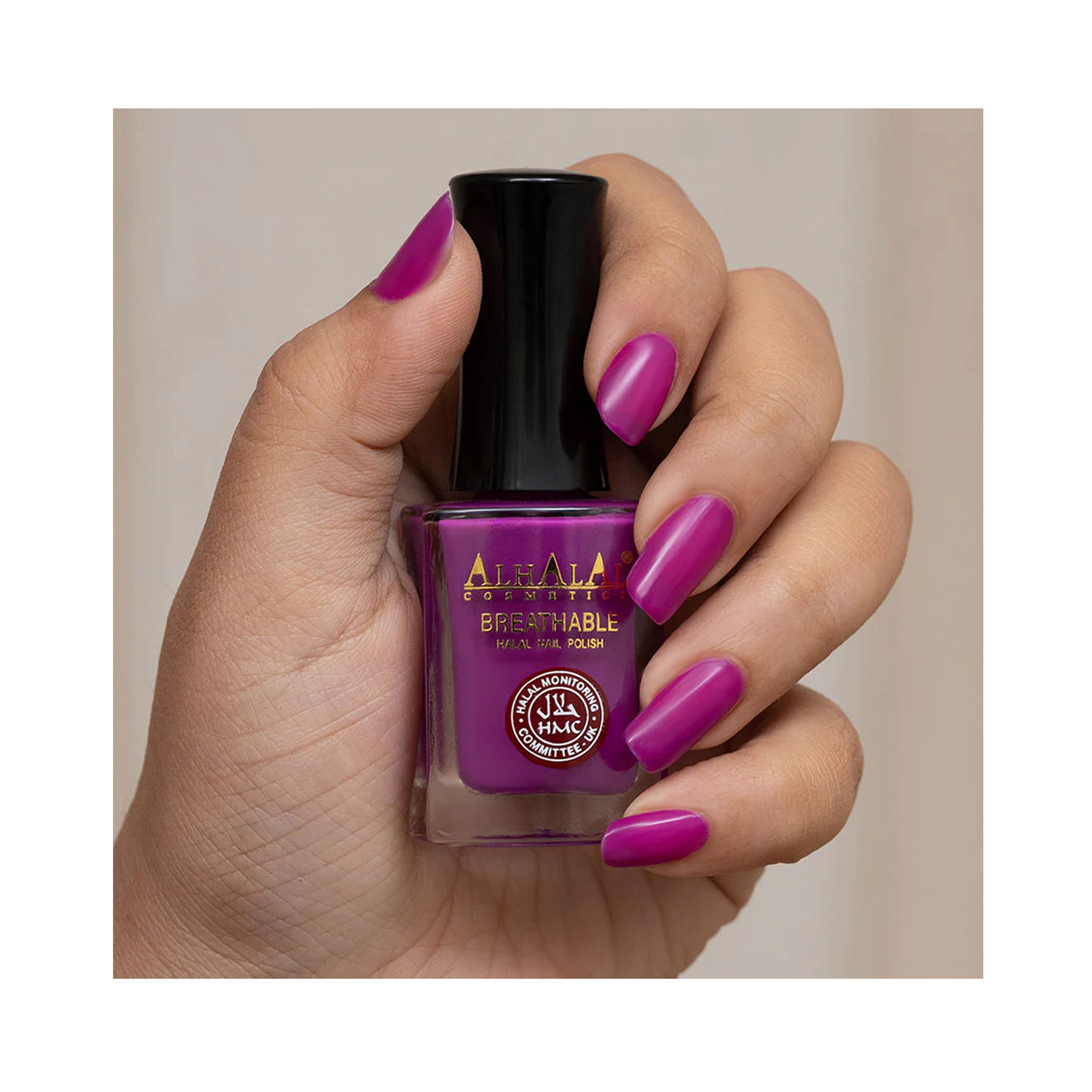 ALHALAL COSMETICS MANNAT WATER PERMEABLE NAIL POLISH 18ML AL-150