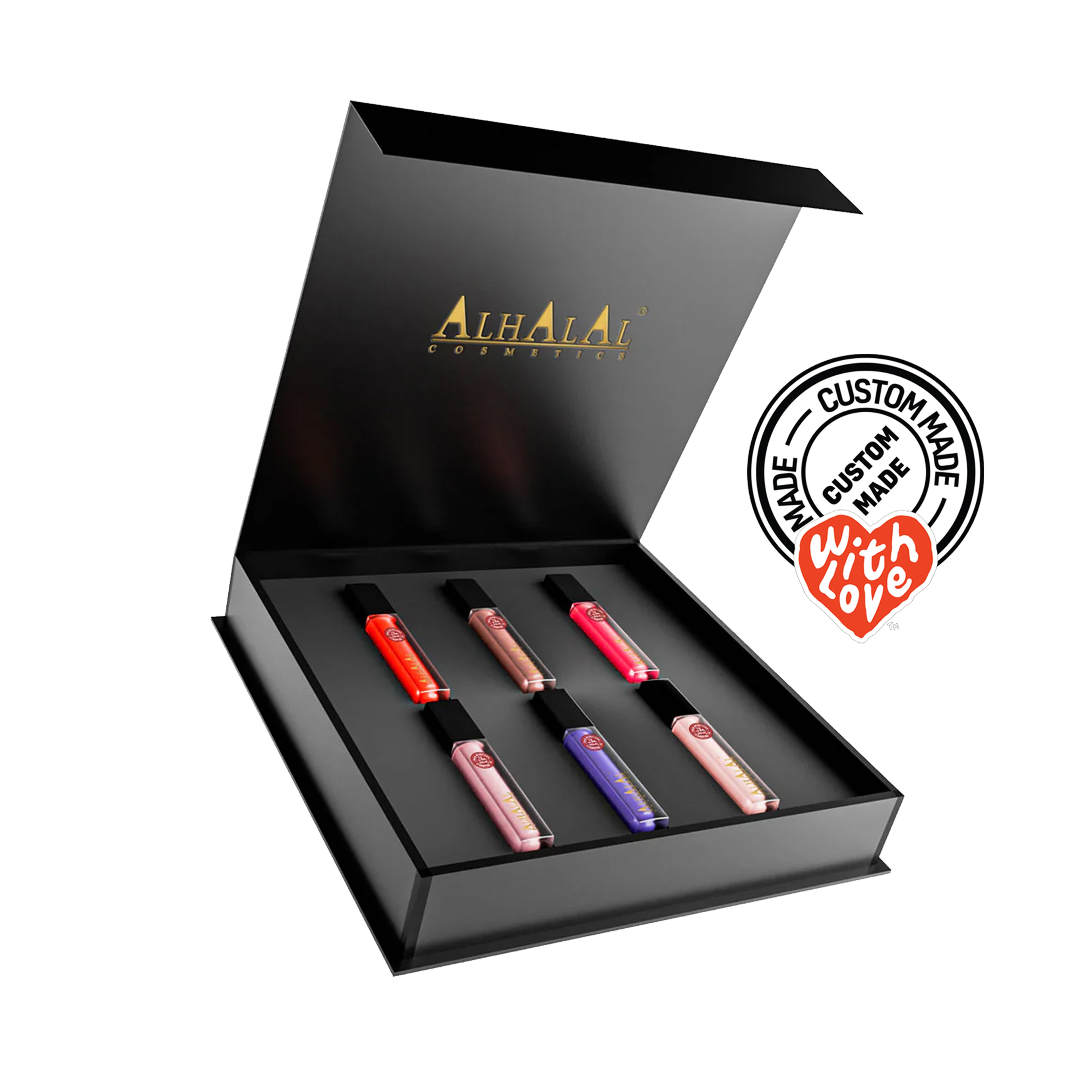 ALHALAL COSMETICS ZAISHA CUSTOMIZED GIFT BOX AL-310 (LIQUID LIPSTICK COLLECTION)