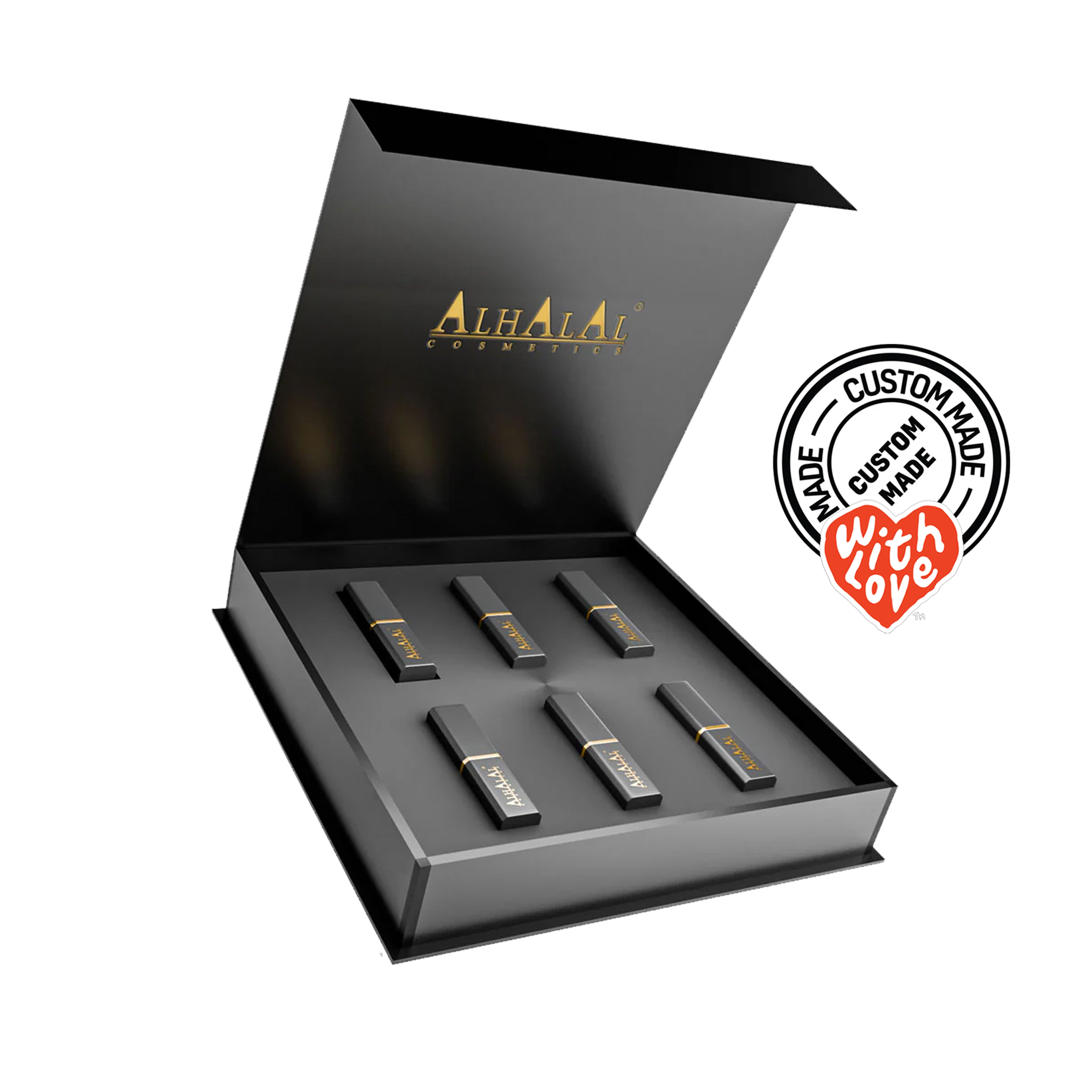 ALHALAL COSMETICS CUSTOMIZED RABAIL GIFT BOX AL-312 (MATTE VELVET LIPSTICK COLLECTION)
