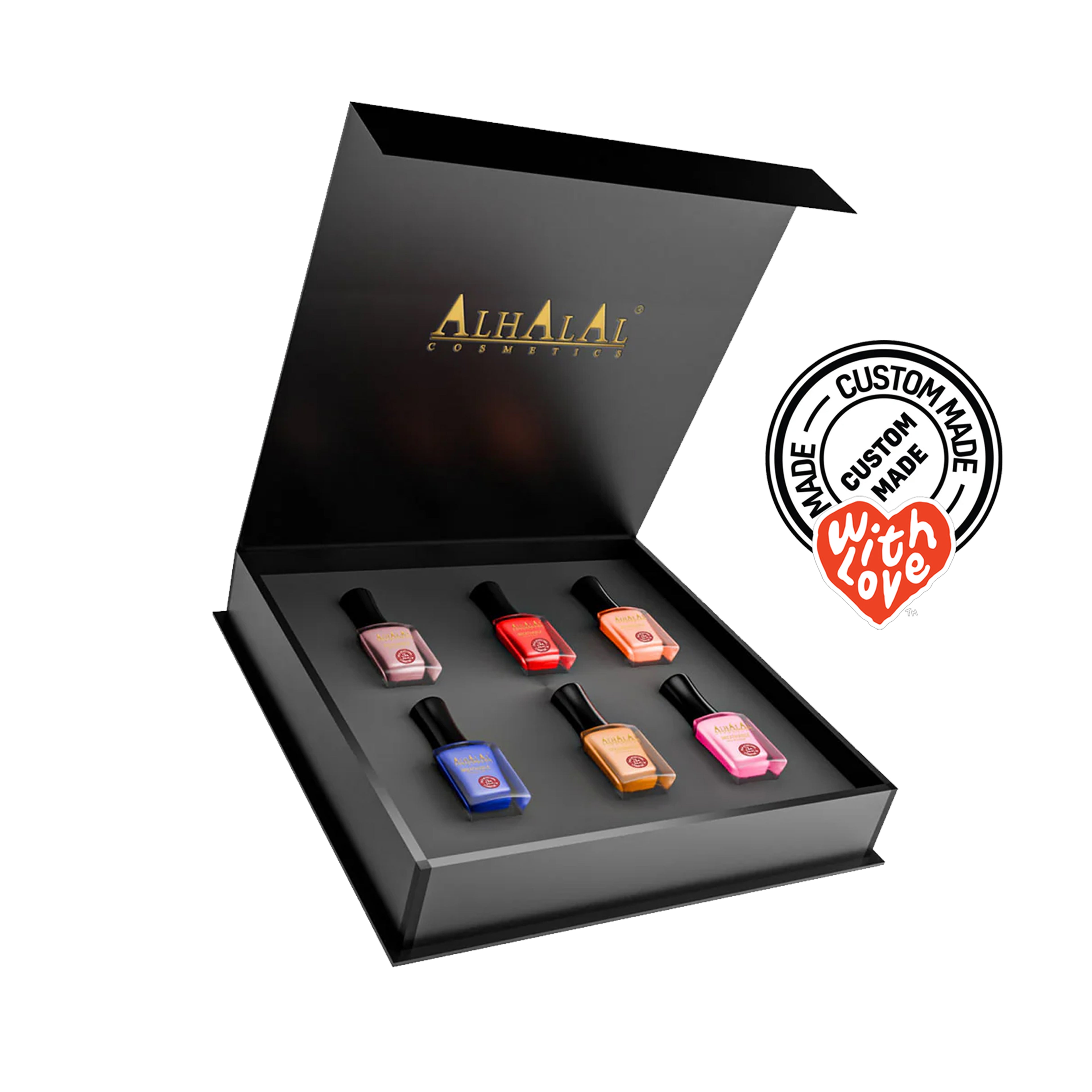 ALHALAL COSMETICS CUSTOMIZED ANAIZA GIFT BOX AL-313 (NAIL POLISH COLLECTION)