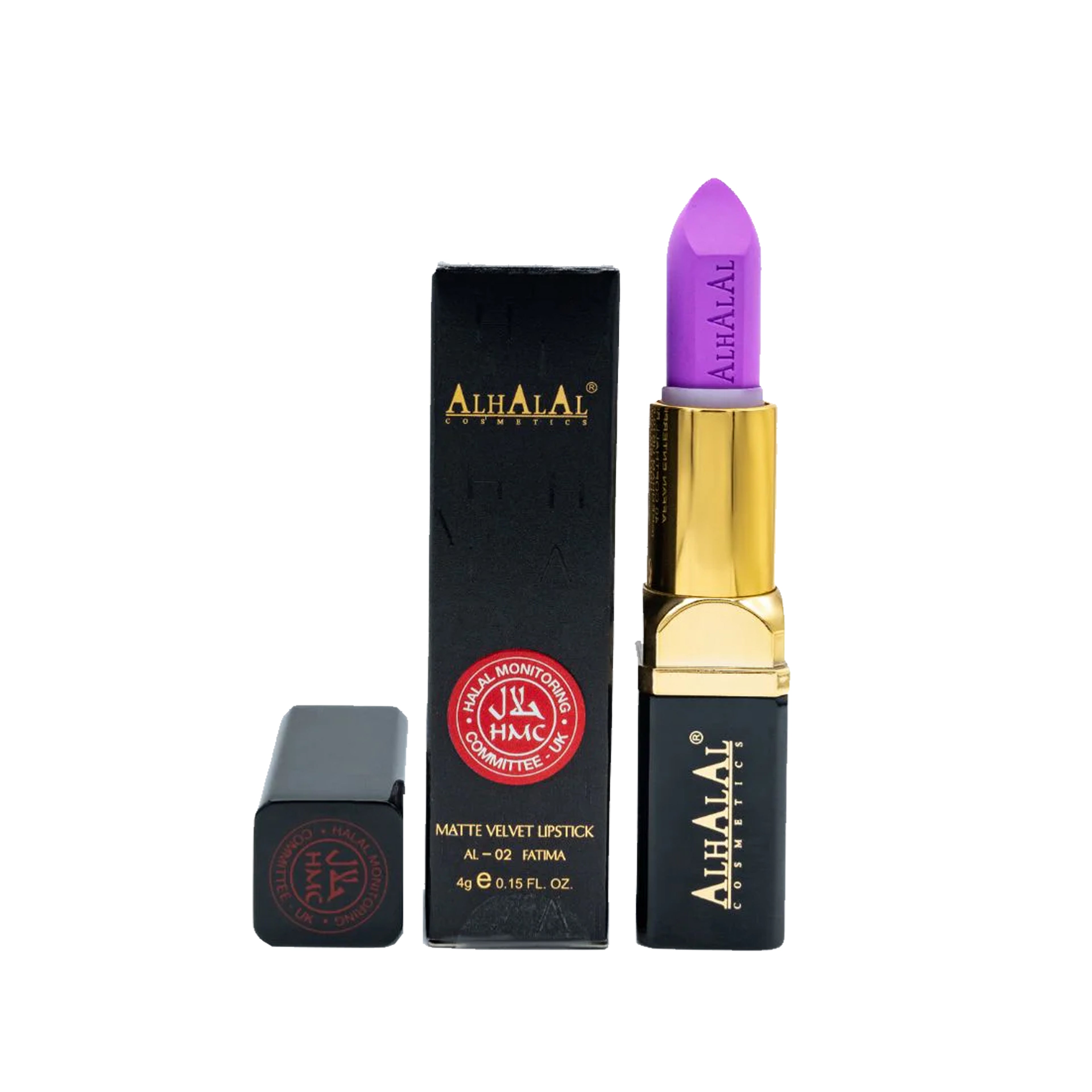 ALHALAL COSMETICS FATIMA MATTE VELVET LIPSTICK 4G AL-02