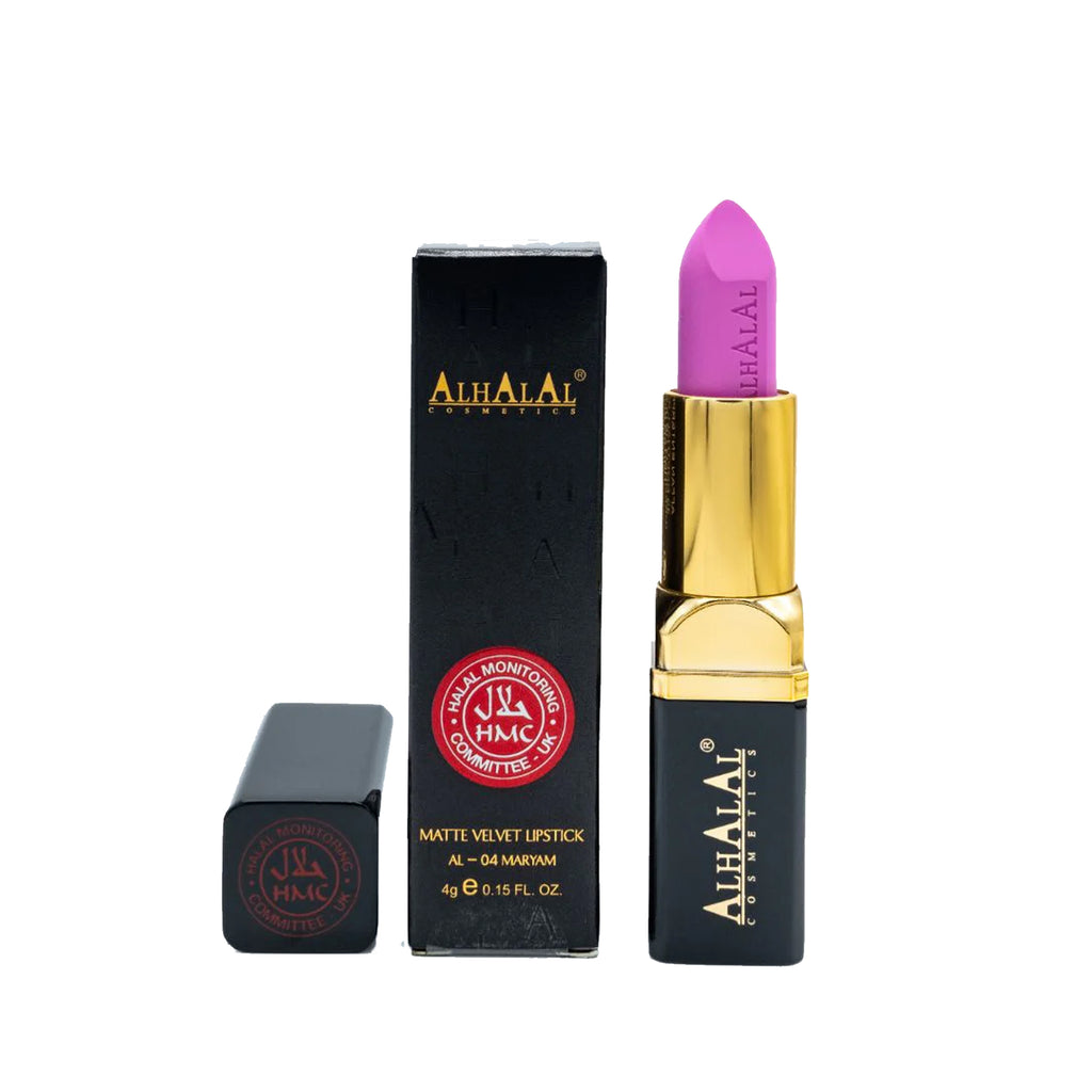ALHALAL COSMETICS MARYAM MATTE VELVET LIPSTICK 4G AL-04