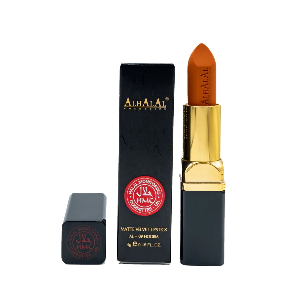 ALHALAL COSMETICS HOORIA MATTE VELVET LIPSTICK 4G AL-09