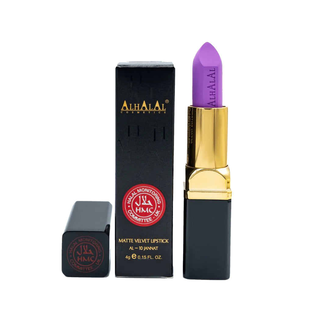 ALHALAL COSMETICS JANNAT MATTE VELVET LIPSTICK 4G AL-10