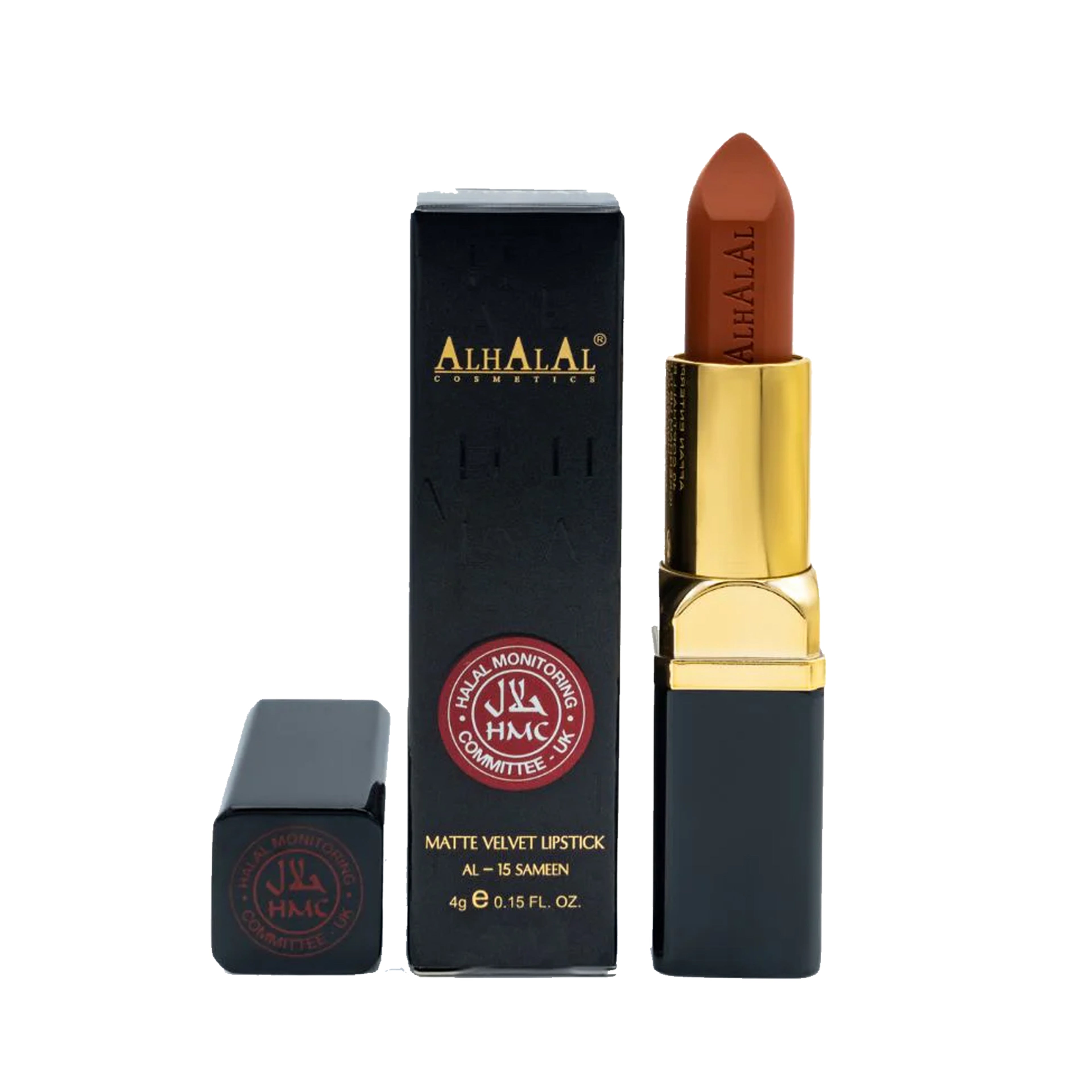 AL HALAL COSMETICS SAMEEN MATTE VELVET LIPSTICK 4G AL-15