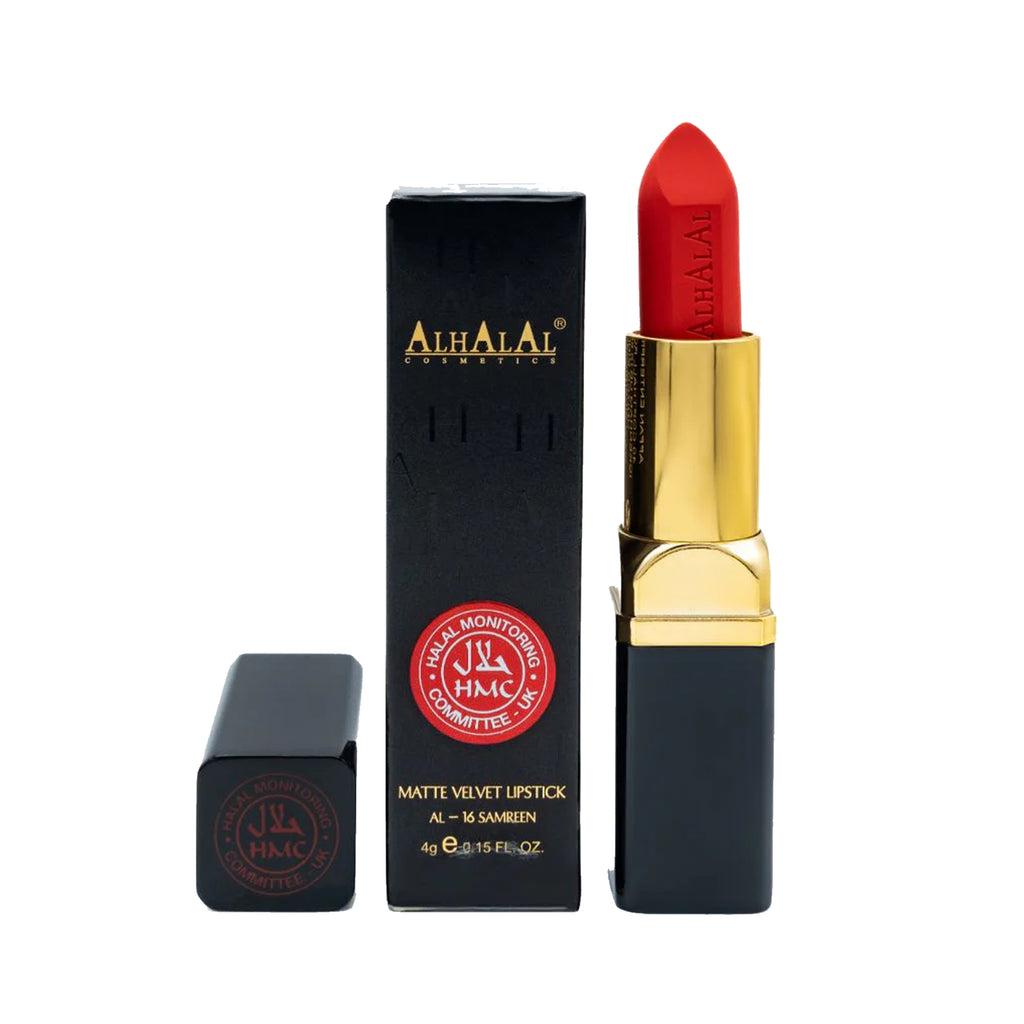 AL HALAL COSMETICS SAMREEN MATTE VELVET LIPSTICK 4G AL-16