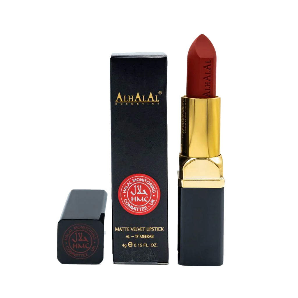AL HALAL COSMETICS MEERUB MATTE VELVET LIPSTICK 4G AL-17