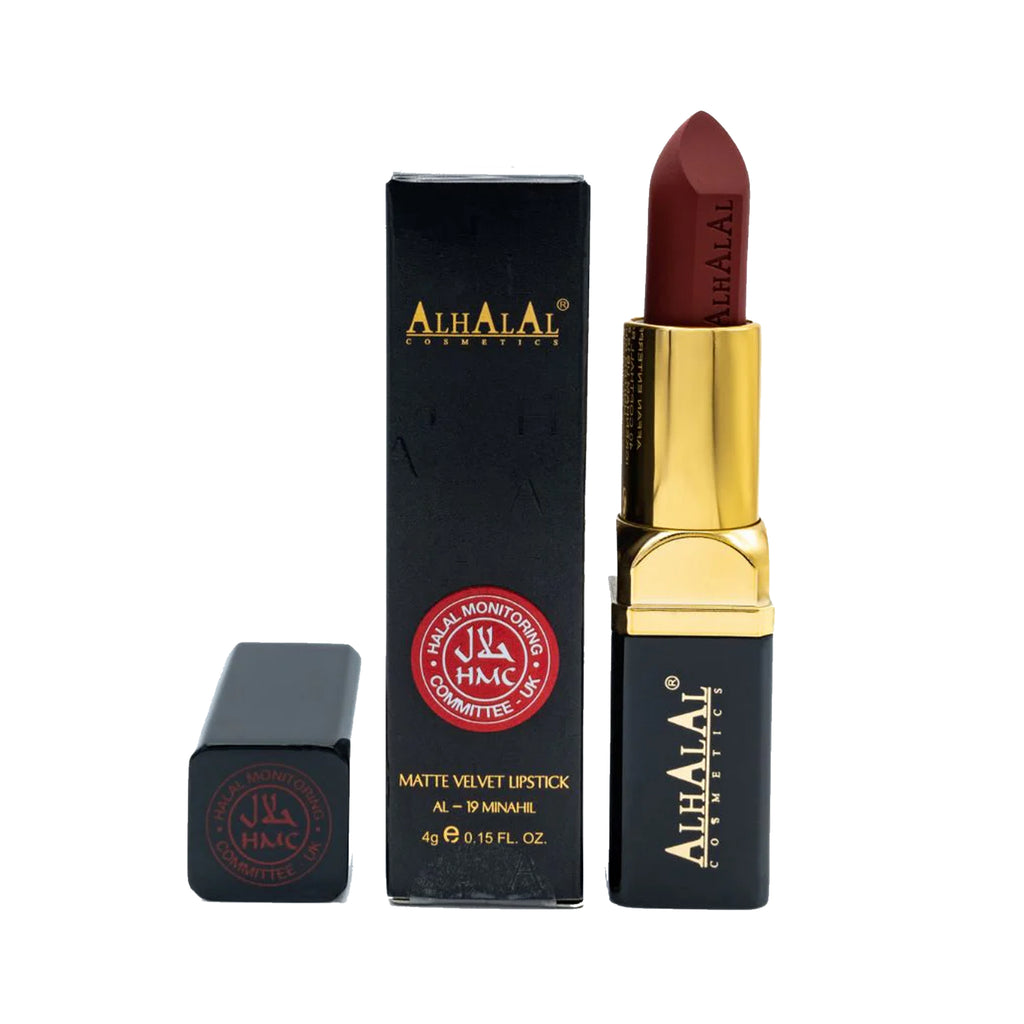 ALHALAL COSMETICS MINAHIL MATTE VELVET LIPSTICK 4G AL-19