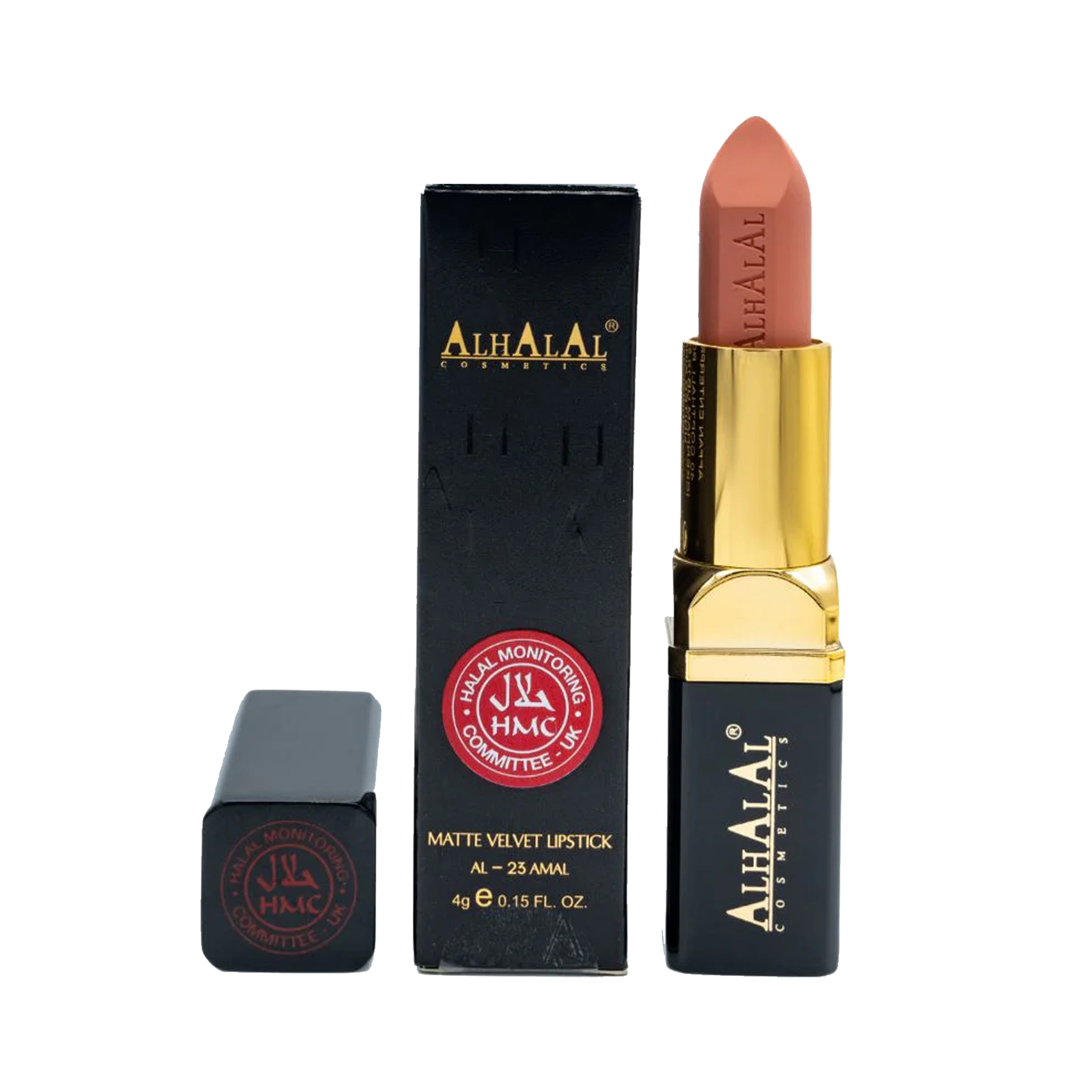 ALHALAL COSMETICS AMAL MATTE VELVET LIPSTICK 4G AL-23